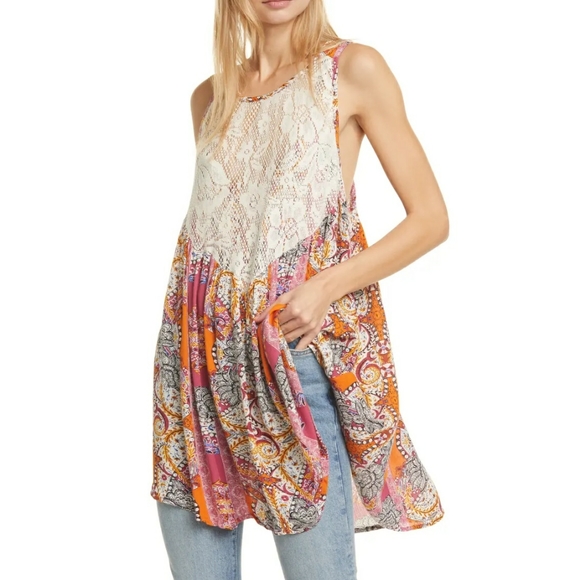 Free People Tops - Free People Count Me In Trapeze Mini Dress…